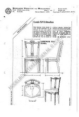 MBT Louis XV stoel - Bouwtekening Schaal 1 : N/A (45.35.001)