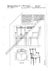 MBT Louis XV stoel - Bouwtekening Schaal 1 : N/A (45.35.001)