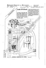 MBT Louis XV stoel - Bouwtekening Schaal 1 : N/A (45.35.001)
