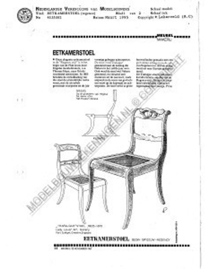 NVM 45.35.002 Regence dining chair