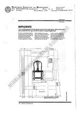 MBT eetkamerstoel, Hepplewhite - Bouwtekening Schaal 1 : N/A (45.35.003)