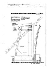 MBT eetkamerstoel, Hepplewhite - Bouwtekening Schaal 1 : N/A (45.35.003)