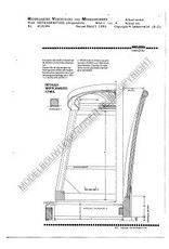 MBT Chippendale Esszimmerstuhl - Bauzeichnung Maßstab 1 : N/A (45.35.004)