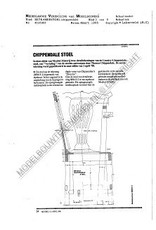 NVM 45.35.005 Chippendale eetkamerstoel