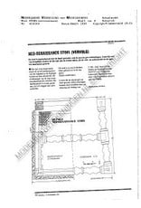 MBT Neorenaissance-Stuhl - Bauzeichnung Maßstab 1 : N/A (45.35.010)
