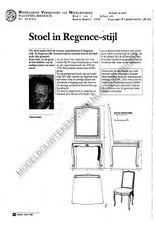MBT Regence Stuhl - Bauzeichnung Maßstab 1 : N/A (45.35.011)