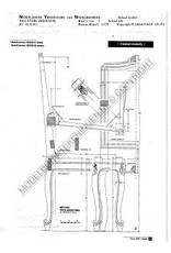MBT Regence Stuhl - Bauzeichnung Maßstab 1 : N/A (45.35.011)