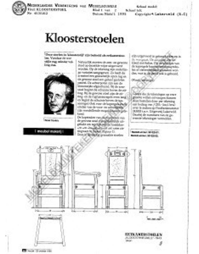 MBT Kloosterstoel - Bouwtekening Schaal 1 : N/A (45.35.012)