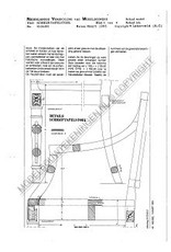 MBT Schrijftafelstoel - Bouwtekening Schaal 1 : N/A (45.36.001)