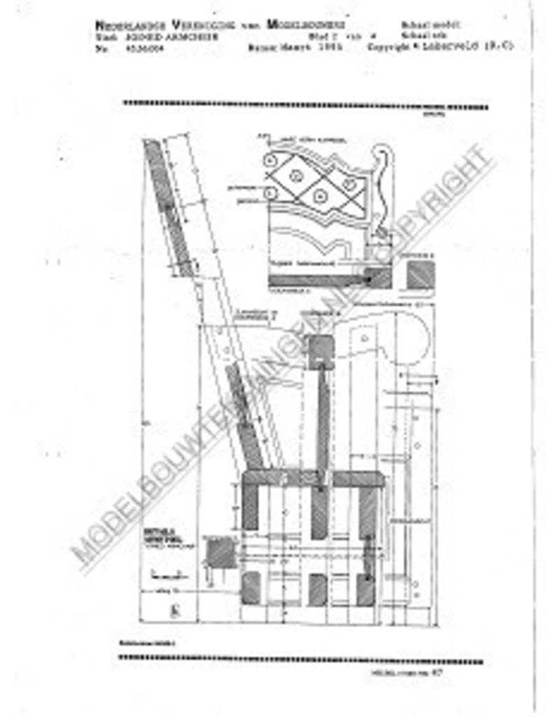 MBT Joined armchair - Bouwtekening Schaal 1 : N/A (45.36.004)