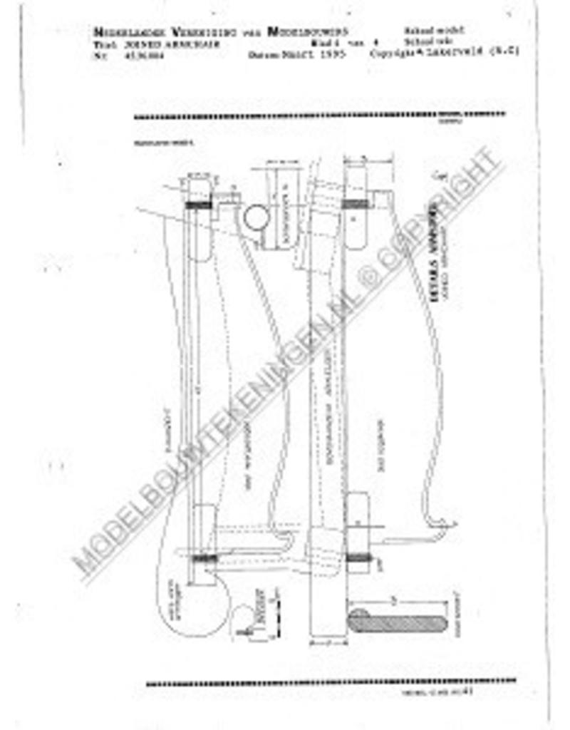 MBT Joined armchair - Bouwtekening Schaal 1 : N/A (45.36.004)