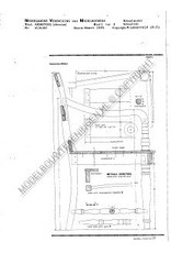 MBT "Sheraton" armstoel - Bouwtekening Schaal 1 : N/A (45.36.005)