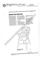 MBT Windsorstoel, "hoop-back" - Bouwtekening Schaal 1 : N/A (45.36.006)