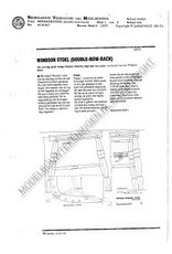 MBT Windsorstoel, "double-bow-back" - Bouwtekening Schaal 1 : N/A (45.36.007)