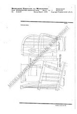 MBT Windsorstoel, "double-bow-back" - Bouwtekening Schaal 1 : N/A (45.36.007)