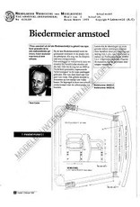 MBT 45.36.009 Biedermeier Armlehnstuhl