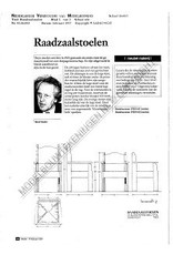 MBT Ratssaalstühle - Bauzeichnung Maßstab 1 : N/A (45.36.010)