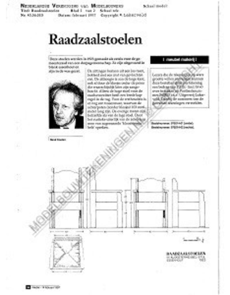 MBT Ratssaalstühle - Bauzeichnung Maßstab 1 : N/A (45.36.010)