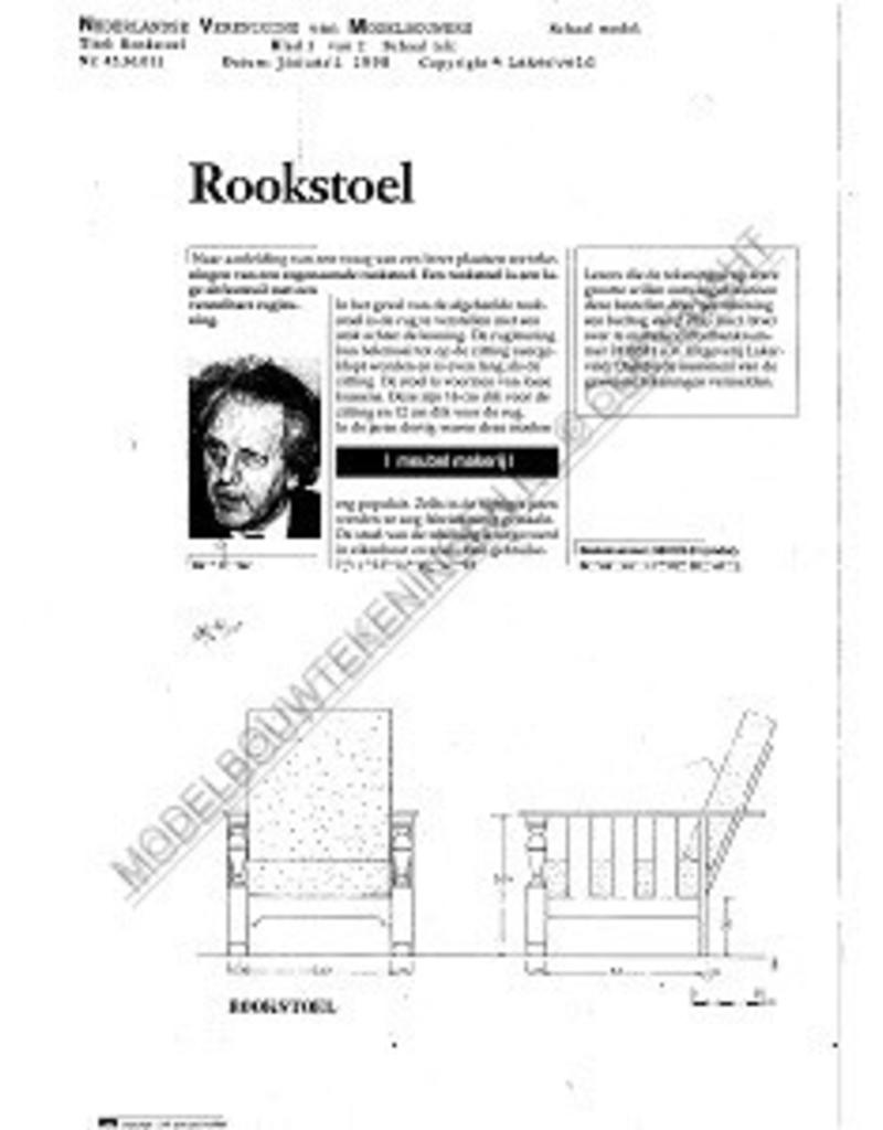 MBT Rookstoel - Bouwtekening Schaal 1 : N/A (45.36.011)