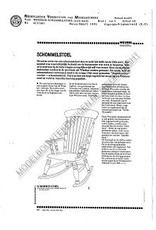 NVM 45.37.001 Windsor rocking chair, "stick-back"