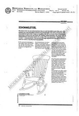 NVM 45.37.001 Windsor Schaukelstuhl, "stick-back"