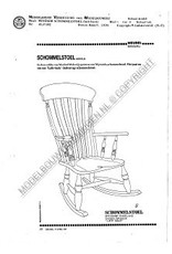 NVM 45.37.002 Windsor Schaukelstuhl "Latte-back"