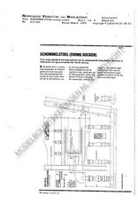 MBT Schommelstoel, "swing-rocker" - Bouwtekening Schaal 1 : N/A (45.37.003)