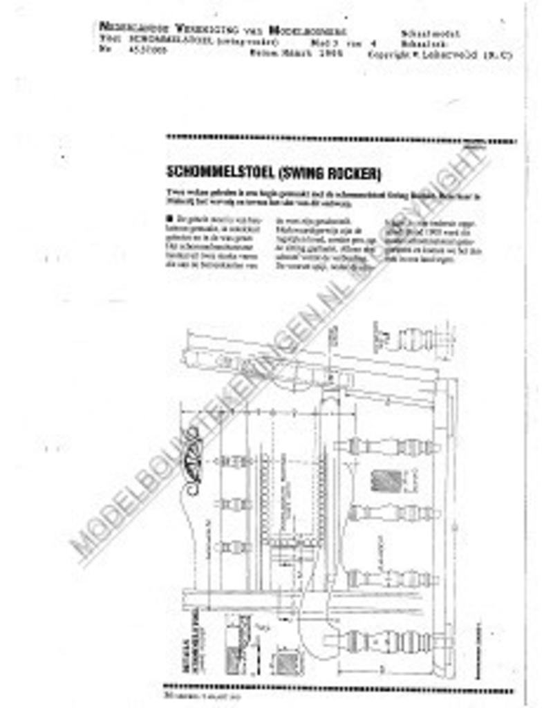 MBT Schommelstoel, "swing-rocker" - Bouwtekening Schaal 1 : N/A (45.37.003)