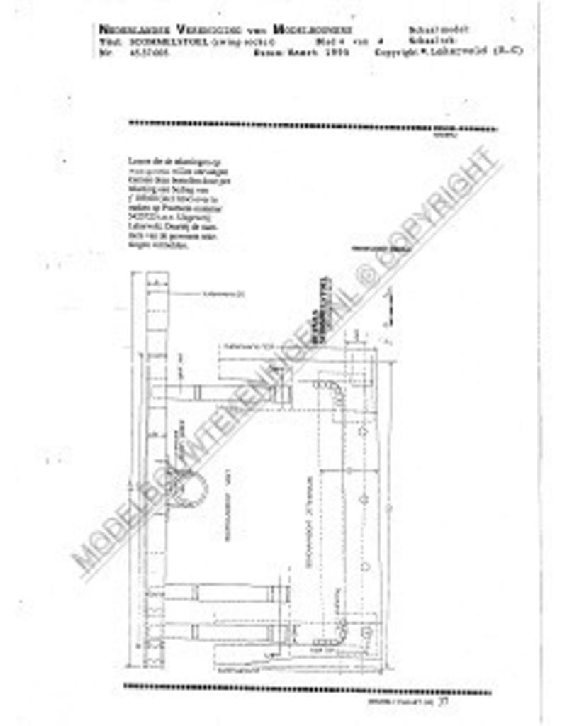 MBT Schommelstoel, "swing-rocker" - Bouwtekening Schaal 1 : N/A (45.37.003)