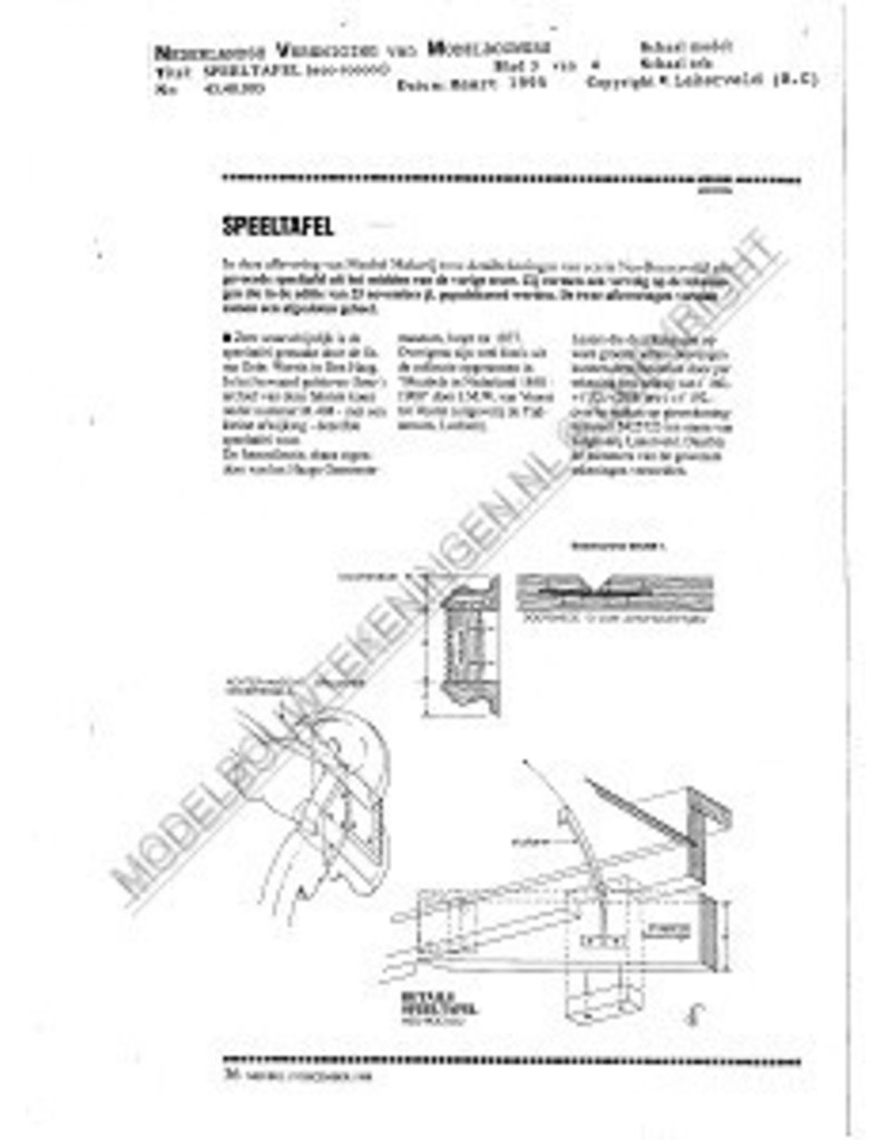 NVM 45.40.003 Neu-Rokoko-Kartentisch