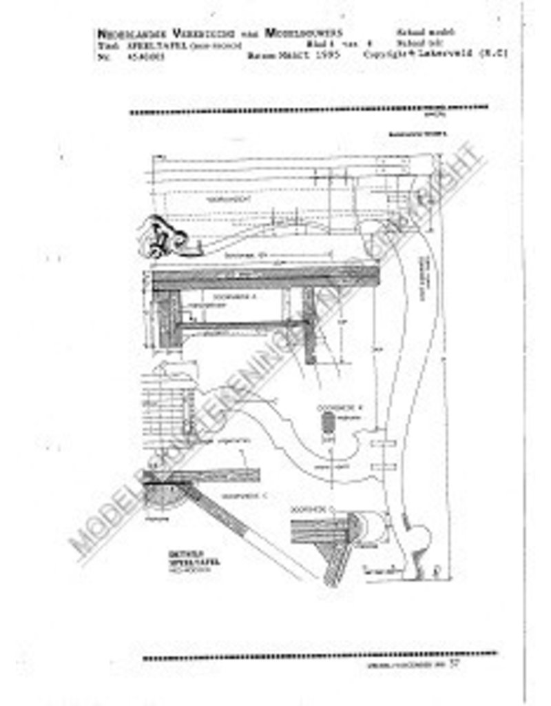 NVM 45.40.003 Neu-Rokoko-Kartentisch