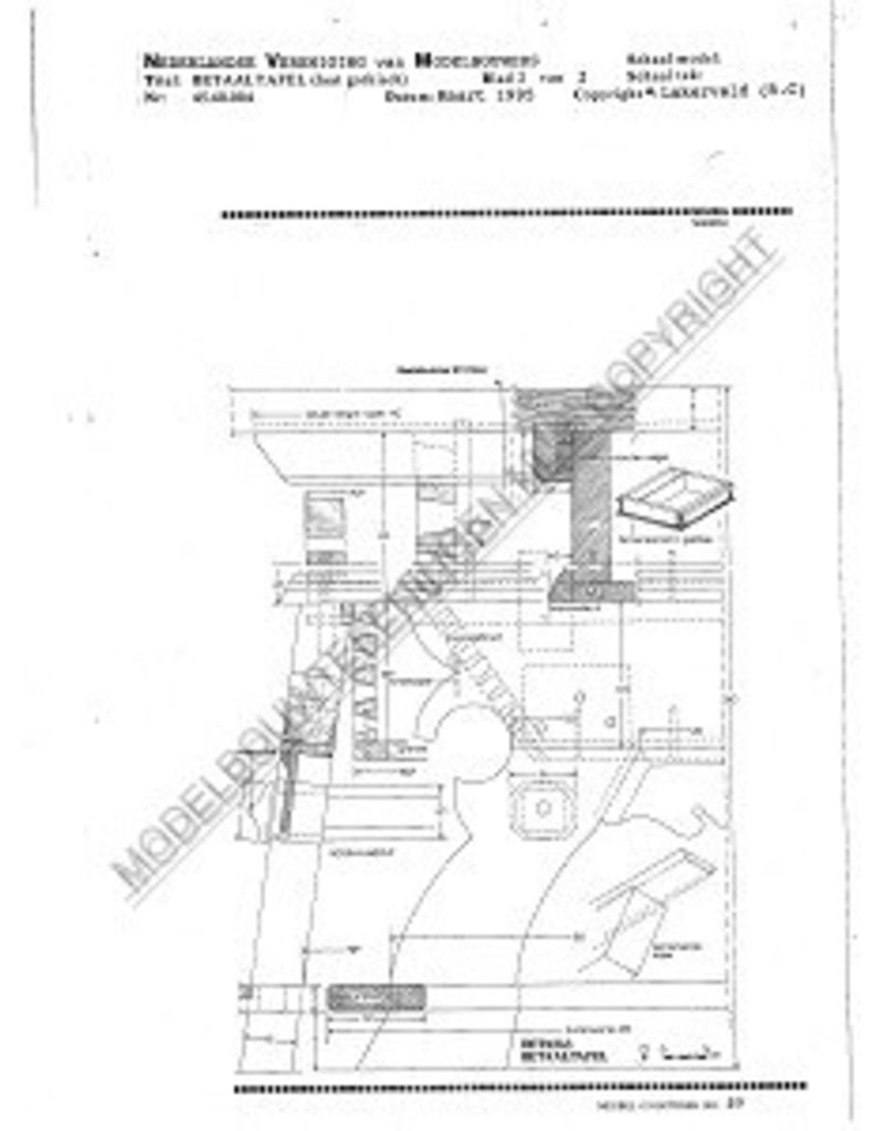 NVM 45.40.004 laat-Gothische betaaltafel