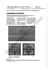 MBT Neo-renaissance salontafel - Bouwtekening Schaal 1 : N/A (45.40.005)