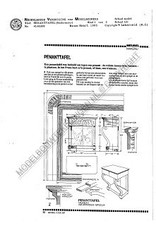 MBT Biedermeier penanttafel - Bouwtekening Schaal 1 : N/A (45.40.009)
