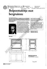 MBT Neo-renaissance bolpoottafel - Bouwtekening Schaal 1 : N/A (45.40.010)