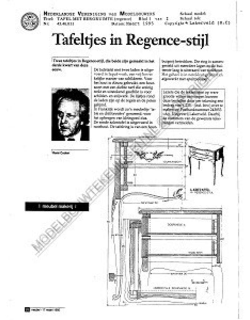 NVM 45.40.011 Regence table with storage space