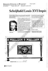 MBT Schrijftafel Louis XVI Imperatrice - Bouwtekening Schaal 1 : N/A (45.40.017)