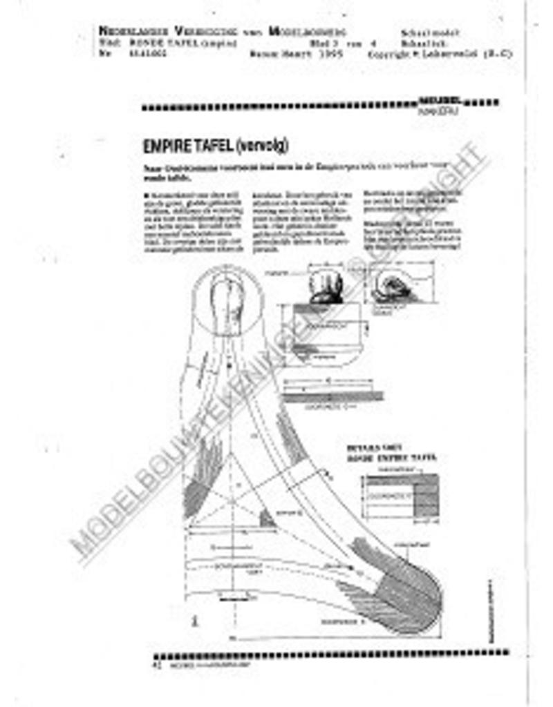 MBT 45.41.003 Regency runder Ausziehtisch