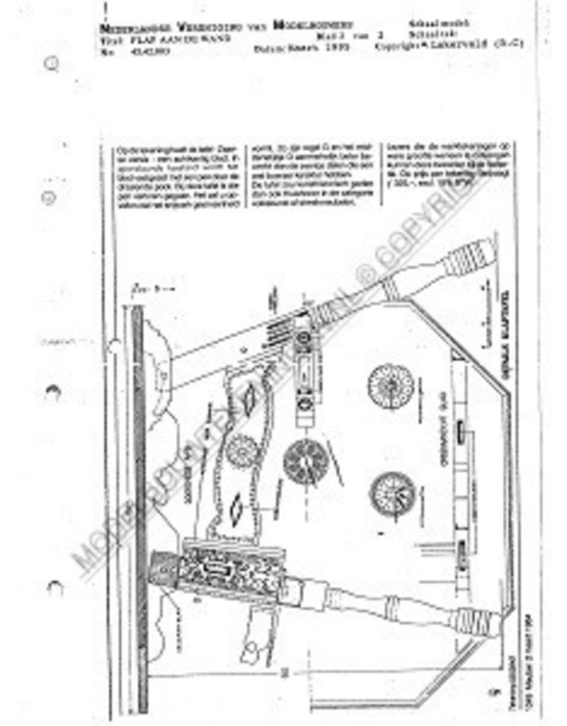 MBT "Flap aan de wand" - Bouwtekening Schaal 1 : N/A (45.42.003)