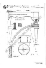 MBT Regency ronde salontafel - Bouwtekening Schaal 1 : N/A (45.42.005)
