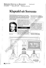 MBT Klaptafel uit Sorrento - Bouwtekening Schaal 1 : N/A (45.42.012)