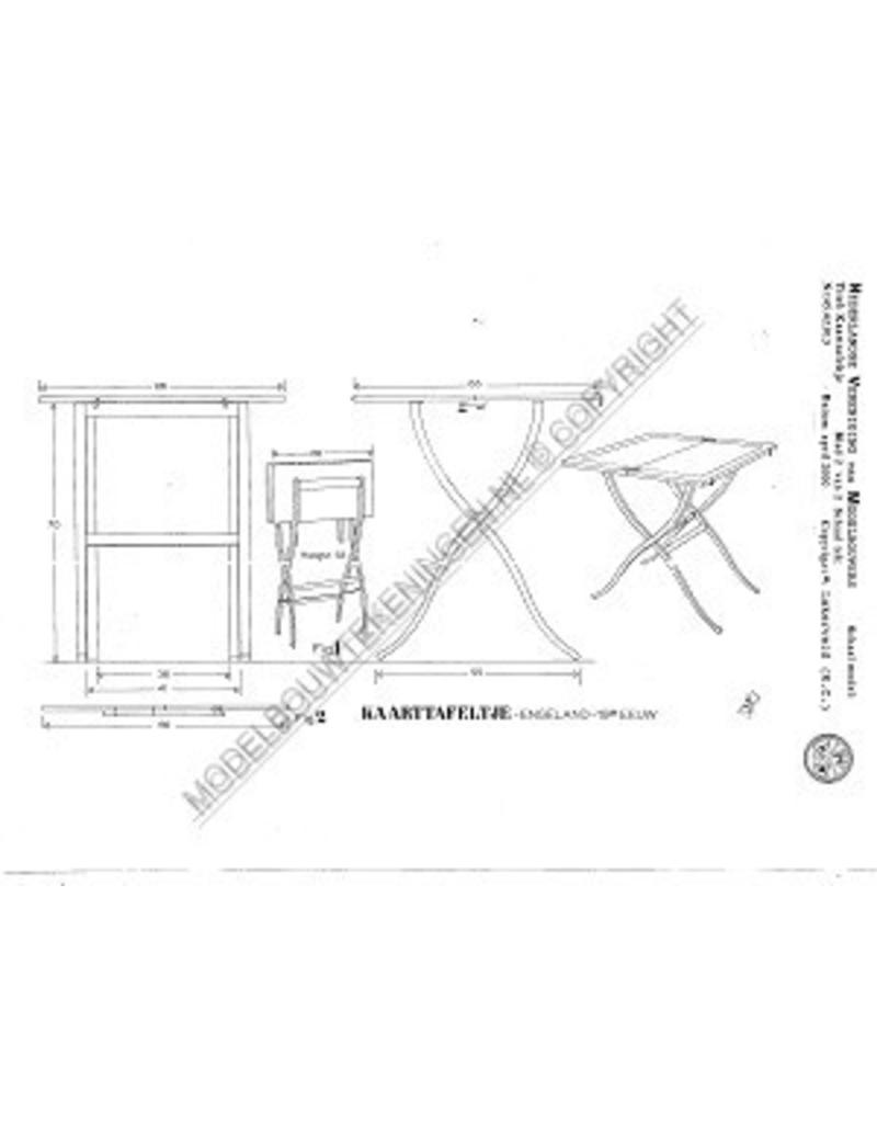 MBT Kaarttafeltje - Bouwtekening Schaal 1 : N/A (45.42.013)
