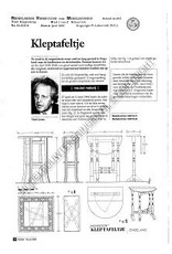 MBT Klapptisch - Bauzeichnung Maßstab 1 : N/A (45.42.014)
