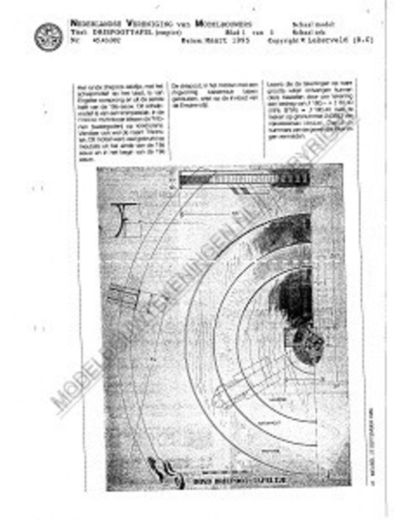NVM 45.43.002 Empire driepoottafel