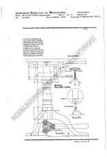 MBT Chippendale Kipptisch - Bauzeichnung Maßstab 1 : N/A (45.43.005)