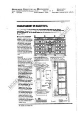 MBT Beistelltisch, Haager Schule - Bauzeichnung Maßstab 1 : N/A (45.44.001)