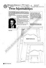 MBT Bijzettafeltje - Bouwtekening Schaal 1 : N/A (45.44.002)