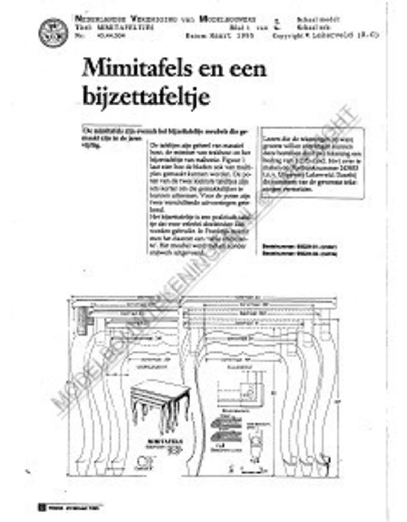 MBT Mimitafeltjes - Bouwtekening Schaal 1 : N/A (45.44.004)