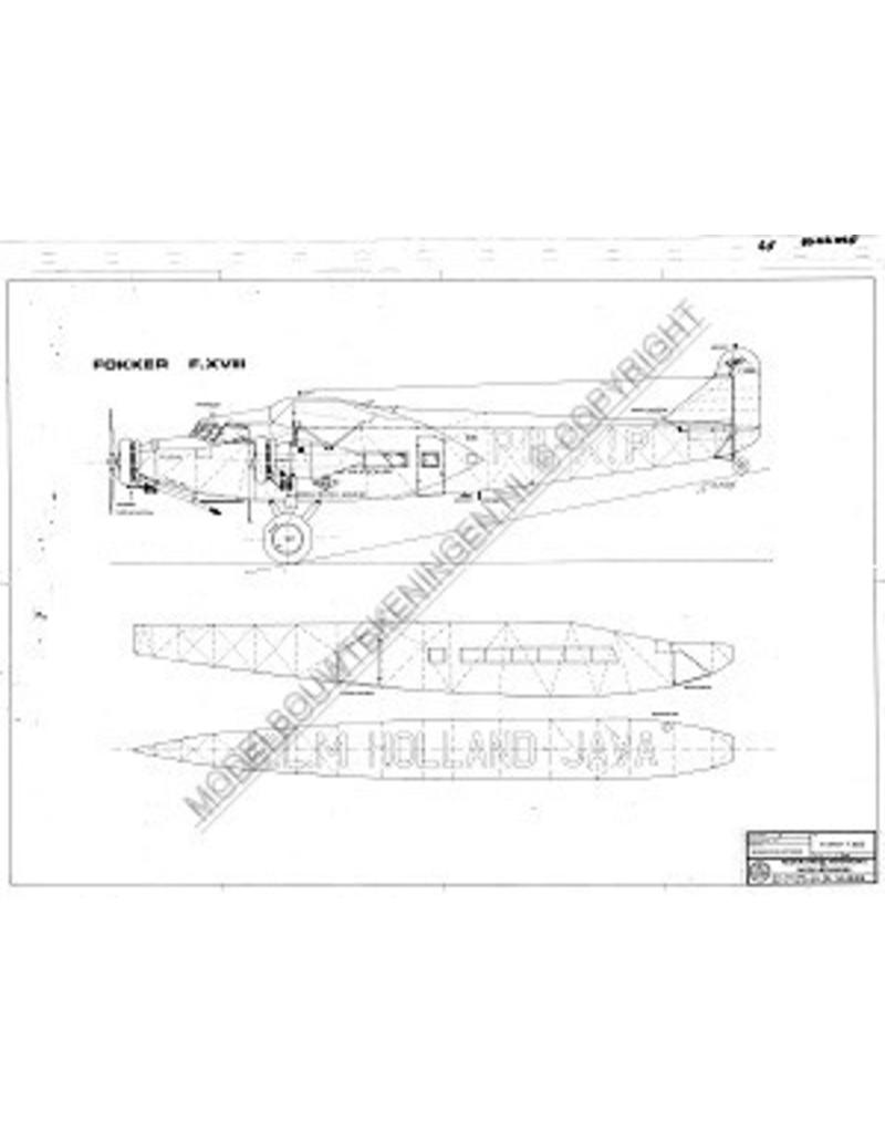 MBT Fokker FXVIII Pelikaan - Bauzeichnung Maßstab 1 : 10 (50.00.005)