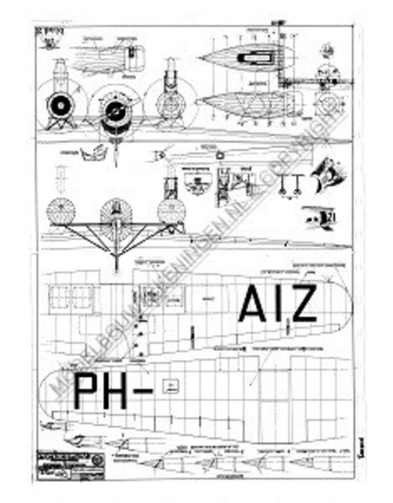 MBT Fokker FXX - Bouwtekening Schaal 1 : 30 (50.00.009)
